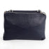 Bolso bandolera de piel con solapa Azul marino Cinti