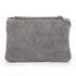 Bolso bandolera de piel de serraje con solapa Gris Cinti