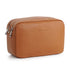Bolso de bandolera con doble cremalleras Marrón Cora