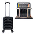 Mala de Cabine ABS 40x30x20 (24L) | Capacidade Máxima | Bagagem de Mão com Rodas Destacáveis para Ryanair | Vueling | EasyJet - Preto