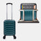 Mala de Cabine ABS 40x30x20(24L)| Capacidade Máxima| Bagagem de Mão com Rodas Removíveis para Ryanair | Vueling | EasyJet - Verde