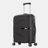 Maleta de cabina 55x39x21.5 cm (46L) Polipropileno - Candado Incrustado - 20 Pulgadas - Negro - Chocolate