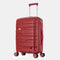 Mala de cabine 55x38x22 cm (44L) Polipropileno - Cadeado Embutido - 20 Polegadas - Bordeaux - Bass