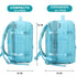 Mochila de viagem de cabine expansível dos anos 90 para Ryanair 40x25x20-25cm, com bolsa para sapatilhas, mochila casual
