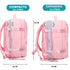 Mochila de viagem de cabine expansível dos anos 90 para Ryanair 40x25x20-25cm, com bolsa para sapatilhas, mochila casual