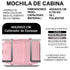 Mochila de viagem de cabine expansível dos anos 90 para Ryanair 40x25x20-25cm, com bolsa para sapatilhas, mochila casual