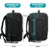 Mochila de viagem de cabine expansível dos anos 90 para Ryanair 40x25x20-25cm, com bolsa para sapatilhas, mochila casual