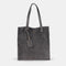 Mala tote de pele lisa cinzenta Cloe