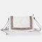 Bolso de bandolera para mujer de lona étnica blanco Asya