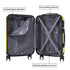 Mala de Cabine ABS 55x40x20cm 44L - 20 Polegadas Amarelo - Marina