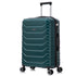 RAYKONG Mala Média Expansível ABS+Policarbonato 66x45x27.50cm - 30cm Expandida | 82L - 90L | 24 Polegadas |23kg semirrígida cadeado de combinação - Verde