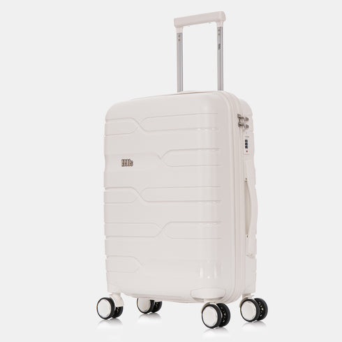 Mala Grande Extensível de 75cm dos anos 90 - Bass (Branco)