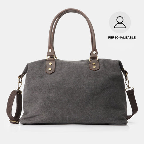 Bolsa de lona para senhora | personalizável | Preto | Irene