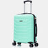 RAYKONG Maleta de Cabina 55x40x20cm Policarbonato (40L) semirígida Trolley pequeño Equipaje de Mano 4 Ruedas giratorios a 360º Cierre numérico-Menta