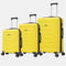 Conjunto de malas Raykong 3 peças | Mala de Cabine 55cm | Média Expansível 65cm | Grande Expansível 75cm - Watt (Amarelo)