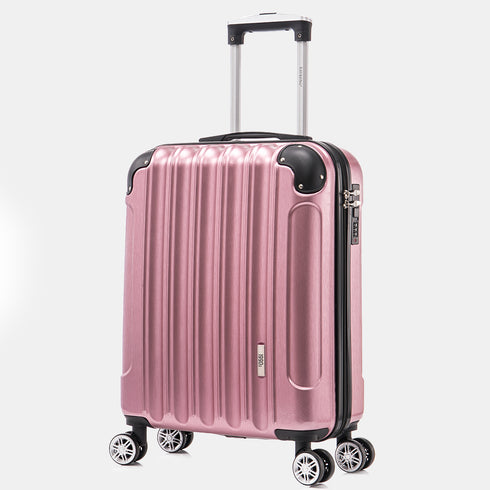 Mala de Cabine 55x40x20cm Policarbonato (44L) - 20 Polegadas - Rosa Dourado