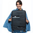 Maleta de cabina 55x38x22 cm (44L) Polipropileno - Candado Incrustado - 20 Pulgadas - Negro - Bass