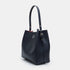 Bolso Hobo de Piel Azul Marino para Mujer - Leticia