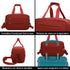 Mochila de cabine convertível Raykong 40x20x25cm Ryanair 10kg mala de cabine Vueling vermelha