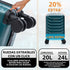 Mala de Cabine ABS 40x30x20(24L)| Capacidade Máxima| Bagagem de Mão com Rodas Removíveis para Ryanair | Vueling | EasyJet - Verde