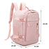 Raykong Mochila De Cabina Ryanair 40x20x25cm (20L) | Mochila De Viaje Impermeable Para Avión | Equipaje De Mano Resistente | Mochila Para Senderismo | Escolar | Trabajo - Rosa