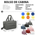 Mala de cabine conversível em mochila Raykong 40x20x25cm Ryanair 10kg bagagem de mão mala de cabine Vueling cinzenta