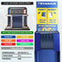 Mala de Cabine ABS 40x30x20(24L) | Capacidade Máxima | Bagagem de Mão com Rodas Desmontáveis para Ryanair | Vueling | EasyJet - Azul Marinho