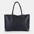 Bolso shopper para mujer de piel para personalizar azul marino Luna
