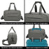 Mala de cabine conversível em mochila Raykong 40x20x25cm Ryanair 10kg bagagem de mão mala de cabine Vueling cinzenta
