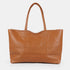 Mala shopper para mulher em pele personalizável castanha Luna