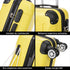 Mala de Cabine ABS 55x40x20cm 44L - 20 Polegadas Amarelo - Marina