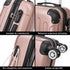 Maleta Cabina ABS 55x40x20cm 44L - 20 Pulgadas RosaDorada - Marina