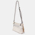 Bolso de bandolera para mujer de lona étnica beige Asya