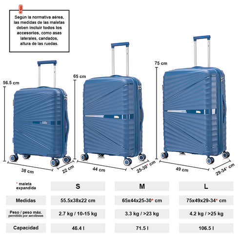 Mala de viagem grande extensível 75cm Castanho Azul-marinho anos 90