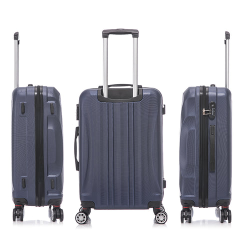 Raykong Mala de Cabine ABS 55x38x23cm 44L - 20 Polegadas Azul-Marinho - Waves