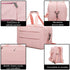 Raykong Mala de Cabine Conversível em Mochila 40x20x25cm Ryanair 10kg Bagagem de Mão Mala de Cabine Vueling Rosa