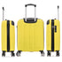 Raykong Mala de Cabine ABS 55x40x20cm (44L) Máximo aproveitamento do espaço - 20 Polegadas - Amarelo
