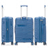 Mala de viagem de tamanho médio extensível de 65 cm, anos 90, Bass azul-marinho