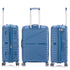 Mala Média Extensível anos 90 65cm Chocolate Azul-marinho