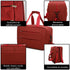 Mochila de cabine convertível Raykong 40x20x25cm Ryanair 10kg mala de cabine Vueling vermelha
