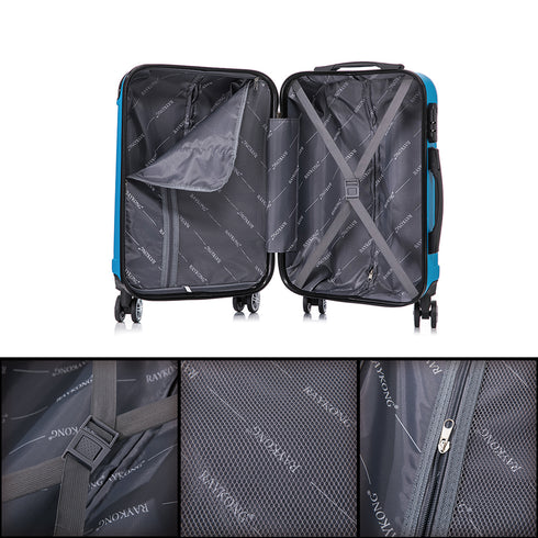 Maleta Cabina ABS 55x40x20cm 44L - 20 Pulgadas Turquesa - Marina