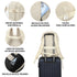 Raykong Mochila de Cabina Ryanair 40x20x25cm (20L) | Mochila de Viagem Impermeável para Avião | Bagagem de Mão Resistente | Mochila para Caminhadas | Escola | Trabalho - Bege