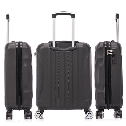 Raykong Maleta Cabina ABS 55x40x20cm (44L) - 20 Pulgadas Negro - Waves