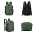 Raykong Mochila De Cabina Ryanair 40x20x25cm (20L) | Mochila De Viaje Impermeable Para Avión | Equipaje De Mano Resistente | Mochila Para Senderismo | Escolar | Trabajo - Verde