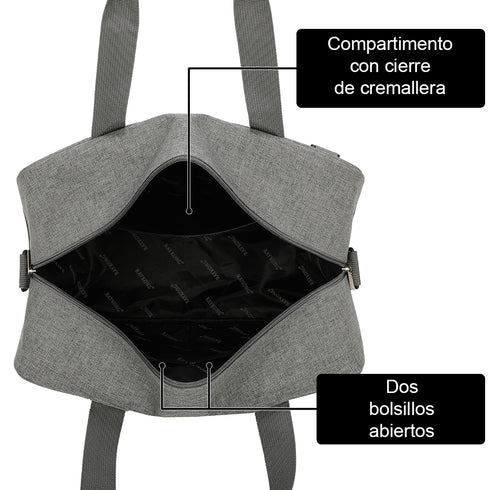 Mala de cabine conversível em mochila Raykong 40x20x25cm Ryanair 10kg bagagem de mão mala de cabine Vueling cinzenta