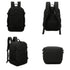 Raykong Mochila De Cabina Ryanair 40x20x25cm (20L) | Mochila De Viaje Impermeable Para Avión | Equipaje De Mano Resistente | Mochila Para Senderismo | Escolar | Trabajo - Negro