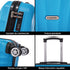 Raykong Mala de Cabine ABS 55x40x20cm (44L) - 20 Polegadas Turquesa - Waves