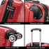 Mala de Cabine 55x40x20cm Policarbonato (44L) - 20 Polegadas - Vermelho