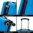 RAYKONG Mala de Cabine 55x40x20cm Policarbonato (40L) semirrígida Trolley Pequeno Bagagem de Mão 4 Rodas Giratórias 360º Fecho Numérico - Turquesa