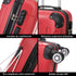 RAYKONG Mala Média ABS 66x43x25cm | 71L | 24 Polegadas | até 23kg semirrígida - Vermelho